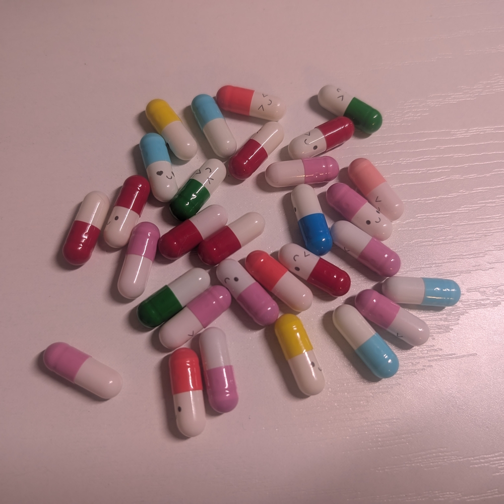 30pcs Mixed Colourful Capsule Paper Notes